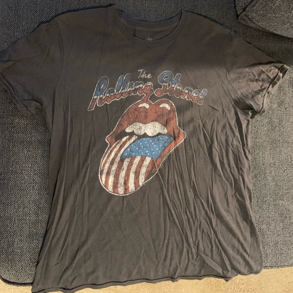 Grey Rolling Stones T-Shirt